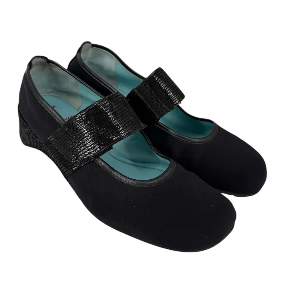 Thierry Rabotin Abra black suede slip-on shoes size 40 (US 9.5) Thierry Rabotin Abra 2378M Navy Suede | Hanig main image 2